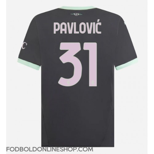 AC Milan Strahinja Pavlovic #31 Tredjetrøje 2024-25 Kortærmet